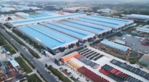 A panoramic view of the SINOHENG semi-trailer factory in Liangshan, China.